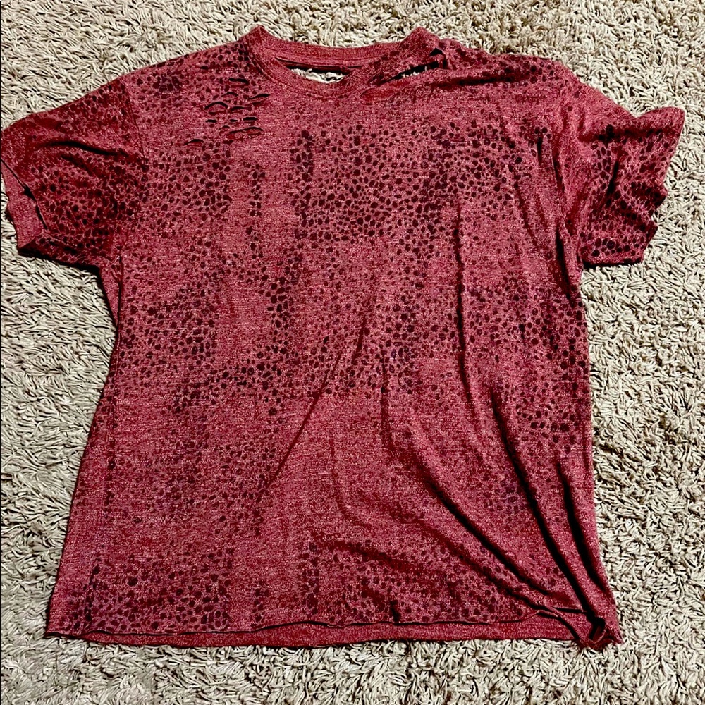Distressed shirt